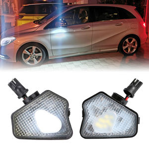 ไฟบ่อกระจก LED สีขาวแบบใหม่สำหรับรถ Mercedes <span class=keywords><strong>benza</strong></span> Class W242 W176 W246 C E CLA GLK Class โคมไฟต้อนรับ - Product Image 1