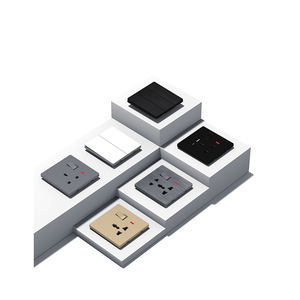 Enchufe británico ultrafino 13A, versión de Hong Kong Macao, carga rápida USB tipo C, panel de tres orificios estándar británico ABS 16A - Product Image 1