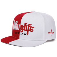 Gorra de Béisbol de Poliéster de Dos Tonos con Logotipo Bordado Personalizado, Gorra Ajustable con Visera, Estilo Hip Hop Urbano para Fiestas, Uso Diario, Venta al Por Mayor
