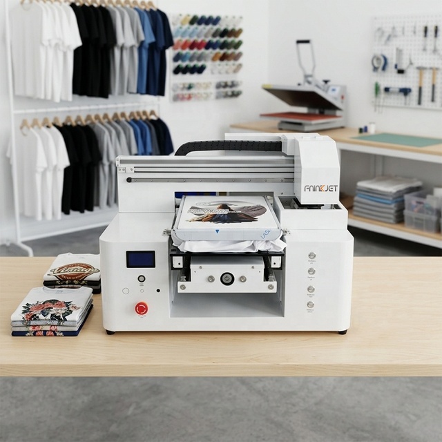 Fninkjet Automatic A3 DTG Printer Easy to Maintain Direct to Garment T-shirt Printing Machine