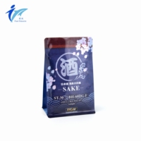 Sac de fond carré en plastique multicouche antistatique de qualité alimentaire, thermoscellable, anti-fuite, préservant les arômes