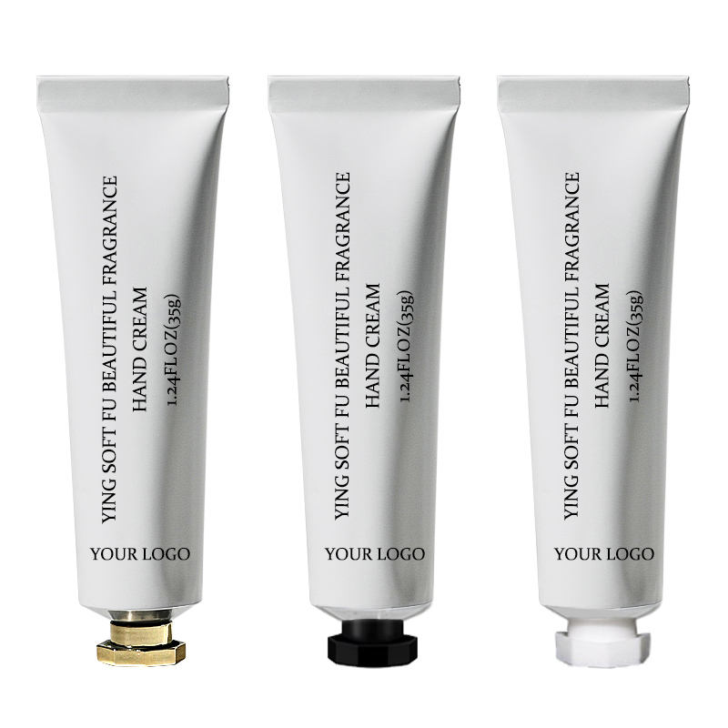 Crema de manos hidratante en tubo de aluminio personalizado