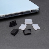 Bouchon anti-poussière en silicone moulé pour port de charge Type-C, 10x4mm, 20-90 ShoreA, couleurs variées, en stock