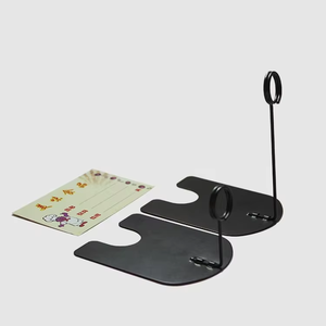 ที่ใส่บัตรป้ายกำกับสำหรับวางบนโต๊ะทำจากสเตนเลสสตีลที่ใส่บัตรป้ายเบเกอรี่ทำจากโลหะ - Product Image 1