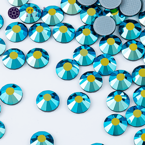 Strass en verre <span class=keywords><strong>Yhb</strong></span> en vrac, pierres précieuses à dos plat, cristaux à dos plat, en vente - Product Image 2