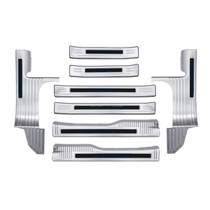 Cubierta protectora de umbral de puerta de coche, tablero protector de umbral de <span class=keywords><strong>maletero</strong></span>, decoración para <span class=keywords><strong>mitsubishi</strong></span> <span class=keywords><strong>outlander</strong></span> 2017, 2018, 2019, 2020, 2021, 2022 - Product Image 1