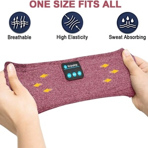 Bandeau de sommeil original avec écouteurs sans fil et haut-parleurs, idéal pour les dormeurs latéraux, la course à pied, l'entraînement, le jogging, le yoga et l'insomnie - Product Image 3