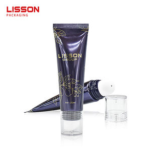 Изготовленный на заказ 50 мл пластиковый ABL Косметический Крем тюбик для депиляции дезодорант керамический аппликатор с круглой головкой - Product Image 2