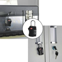 Cadenas de sécurité à combinaison à 3 chiffres approuvé par la TSA pour valise, sac à dos et bagages de voyage