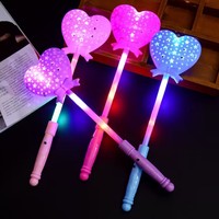 Nouvelle Baguette Magique Lumineuse Pentagramme Évidée pour Adolescents – Accessoire de Fête Scintillant