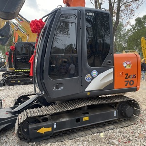 Used Original Hitachi Zx70/Zaxis70 Crawler Excavator Construction <b>Machinery</b> with Cummins Engine Gearbox & Motor - Product Image 3