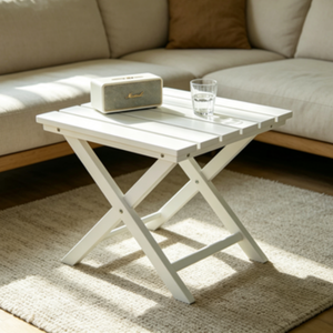 Table d'appoint portable, robuste, en bois de <span class=keywords><strong>sapin</strong></span>, design pliable pour petits espaces, balcon et terrasse - Product Image 3