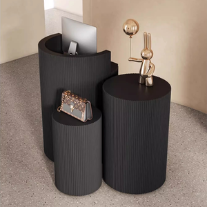 M2 hiển thị cửa hàng thiết kế salon đồ nội thất trắng đen phía trước truy cập bảng Nail Spa cửa hàng thiết kế salon nhỏ vòng bàn tiếp tân - Product Image 2