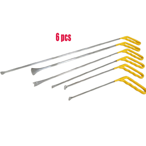 Lot de 6 crochets en forme de queue de baleine pour réparation de bosses de voiture <span class=keywords><strong>sans</strong></span> <span class=keywords><strong>peinture</strong></span>, <span class=keywords><strong>débosselage</strong></span> <span class=keywords><strong>sans</strong></span> <span class=keywords><strong>peinture</strong></span>, réparation de <span class=keywords><strong>carrosserie</strong></span> automobile, <span class=keywords><strong>débosselage</strong></span> de moto - Product Image 6
