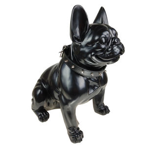 Polyresin Scultura A Mano Realistico Cane Della Resina Della Decorazione Della Casa Francese Statu Fabbricazione Professionale Frenchie o Americano Bullo - Product Image 3