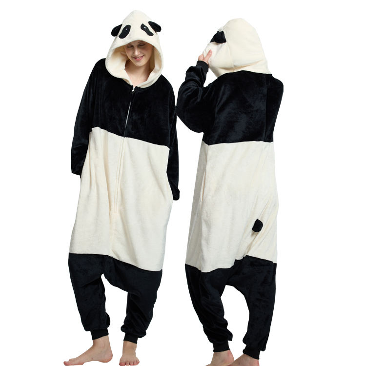 Black White Panda-Flannel Fleece