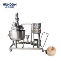 Machine de fabrication de lotion pommade 200l 500l mayonnaise crème gelée de pétrole mélangeur cosmétique de levage homogénéisateur sous vide émulsifiant