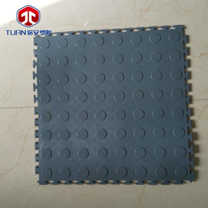 Tuan Interlocking PVC Flooring Industrial Wear Resistant Mats Indoor Rectangle Textured - Product Image 4