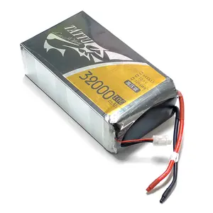 Drone besar Ukuran kustom baterai kapasitas tinggi 6S 22.2V 7S 25.9V 12S 14S baterai Lipo 32000Mah 25C