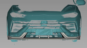 Kit carrosserie pour Lamborghini URUS, état neuf, style fibre de carbone, amélioration du becquet avant - Product Image 4