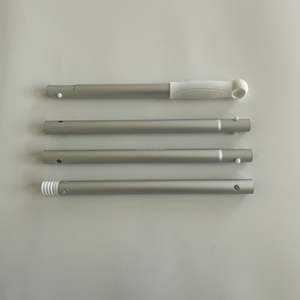 Qingle 4 sections en aluminium vadrouille poignée extension tiges télescopiques <span class=keywords><strong>balai</strong></span> poignée pôle avec Amérique fil fendu pôle pour <span class=keywords><strong>Amazon</strong></span> - Product Image 3