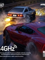 Mobil Drift Rc Skala Penuh 1/43 JXC AE86 Mini Remote Control Balap Kecepatan Tinggi 4WD Profesional Kelas Hobi Model Simulasi Mainan Anak