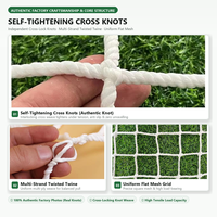 Filet de sécurité pour la construction, protection contre les chutes, en nylon blanc, clôture de court de tennis, filet anti-chute, filet pare-vent pour serre