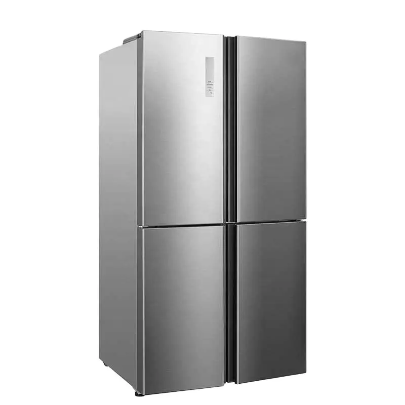 22 cu.ft paslanmaz çelik don ücretsiz 4 kapı yan yana buzdolabı dondurucu dondurucu buzdolabı