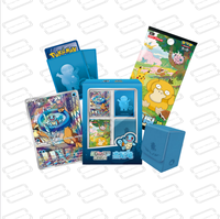 Boîte de collection de cartes de luxe à triple thème, motifs variés, ensemble d'accessoires pour cartes à collectionner, en stock – Vente flash