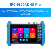 شاشة اختبار كاميرات المراقبة تعمل باللمس، جهاز اختبار كاميرات IP طراز Ipc 9800 Movtadhs Plus، شاشة LCD لإصلاح وفحص الكاميرات