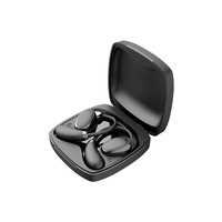 Auriculares Inalámbricos OWS con Gancho para la Oreja, Traductor IA 5.4, Interpretación Multi-idioma, LED, IPX5 Impermeables, 5-10 Horas de Duración, Batería de Larga Duración