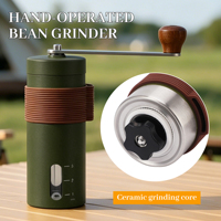 Kit de café manuel classique 4 pièces en acier inoxydable avec filtre, égouttoir et moulin, qualité alimentaire, pour une infusion de style café