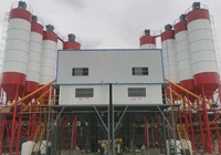 Containerisierte PLC-gesteuerte Betonmischanlage HZS90 mit Getriebelager und Schnellverbindungsrohren für Vermietungsgeschäfte
