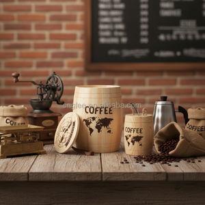 Mini barili di legno decorativi personalizzati per <span class=keywords><strong>secchiello</strong></span> per caffè e caffè - Product Image 1