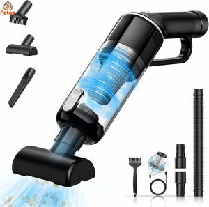 Aspiradora Inalámbrica Portátil Petop de Acero Inoxidable para Mascotas, Potente Aspiradora de Mano Inalámbrica para Limpieza en Seco y Húmedo para el Hogar - Product Image 1