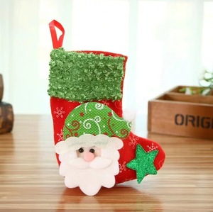 Many Types Cute Santa Snowman Deer Christmas Hanging Stocking Hanging Ornament <b>Socks</b> for Christmas Holiday Party Decoration - Product Image 5