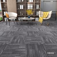 Dalles de moquette en polypropylène non tissé (50*50cm) respectueuses de l'environnement, inodores, fourniture directe d'usine