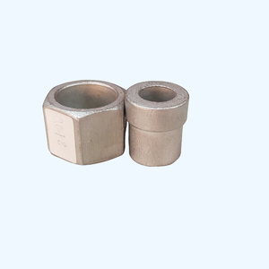 Raccords de tuyauterie en laiton et acier inoxydable argentés sur mesure de 1/2 po, haute spécification, pour diverses industries, avec tête hexagonale moulée - Product Image 1