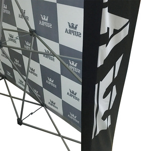 Backdrop tùy chỉnh in ấn ngoài trời trong nhà triển lãm thương mại hiển thị Pop Up Banner Backdrop cho khuyến mãi - Product Image 5