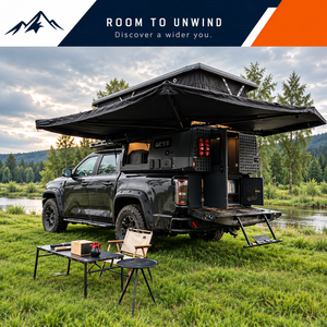 GO WILD Camper Fuoristrada per Camion, Camper per Camion Quattro Stagioni, Camper Pop-up per Camion - Product Image 2