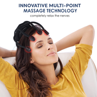 Masseur de tête électrique Laypet Octopus, 3 modes, massage du cuir chevelu, croissance des cheveux, sans fil, portable, certifié CE