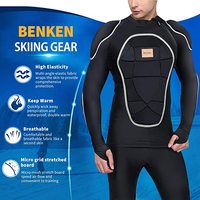 Équipement de protection pour le ski pour hommes Benken, vêtements de protection pour sports de plein air, armure EVA, snowboard, ski, vêtements de protection à haute visibilité, collants de sécurité
