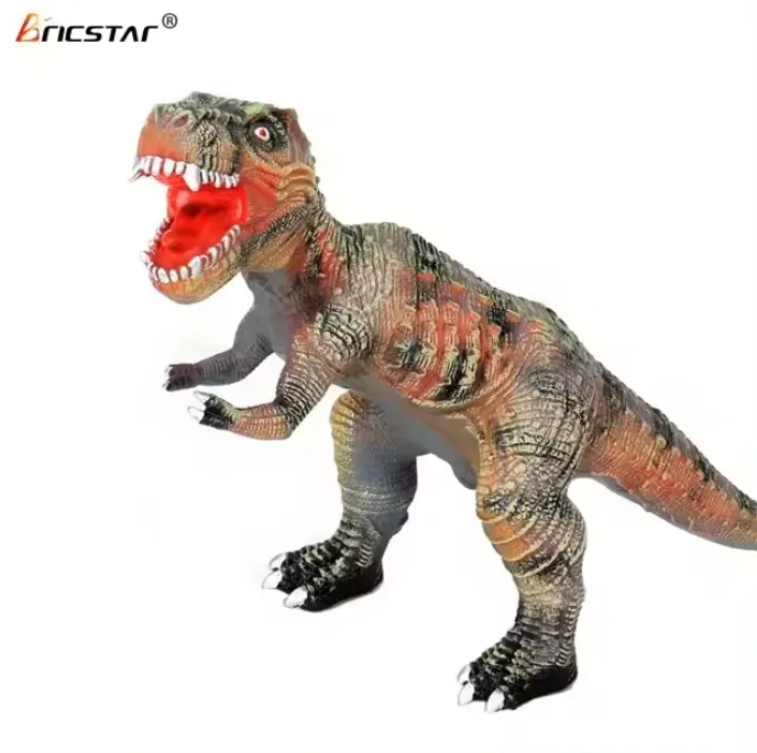 Bricstar Animals Educational PVC Dinosaur Toys男の子のための電気のリアルな恐竜のおもちゃ