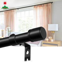 Tringle à rideau monobloc de qualité supérieure, tringle fixe, longue et extra large, pour décoration de grandes fenêtres