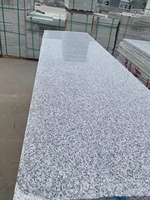 Dalles de granit blanc sésame à finition polie, modernes, pour les sols intérieurs des hôpitaux et des villas, avec garantie d'un an