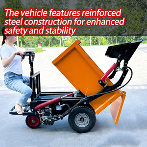 Hand <b>Trolley</b> for Construction Sites Transporting Sand Bricks Agricultural Orchard Livestock Farming Dump Truck - Product Image 3