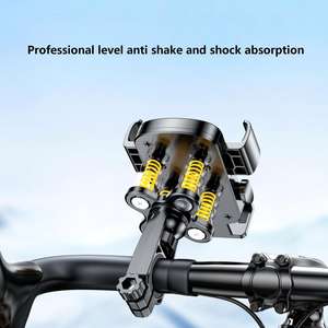 Support de téléphone intelligent 360° personnalisé avec logo, support de bureau pour iPad, support de guidon pour moto et vélo, matériau ABS, étanche, hauteur réglable - Product Image 4