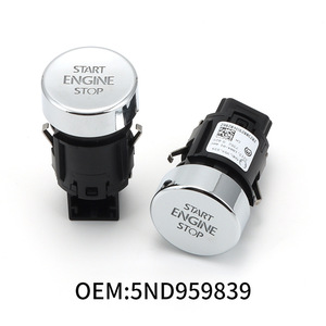 ปุ่มสตาร์ทแบบไร้กุญแจสำหรับรถยนต์ Volkswagen Tiguan รุ่น 5ND959839 วัสดุ ABS เชื่อมต่อแบบมีสาย - Product Image 3