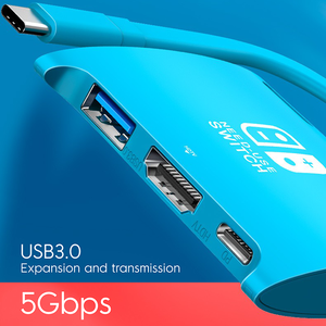 3 in 1Type C Hub Type C to HDTV USB3.0 PD 87W Charging Splitter <strong>Docking</strong> <strong>Station</strong> for <strong>Nintendo</strong> <strong>Switch</strong> - Product Image 6