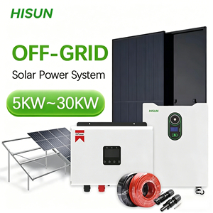 Système photovoltaïque hors réseau Hisun personnalisable de 10 à 15 kW pour projets commerciaux et résidentiels - Product Image 1